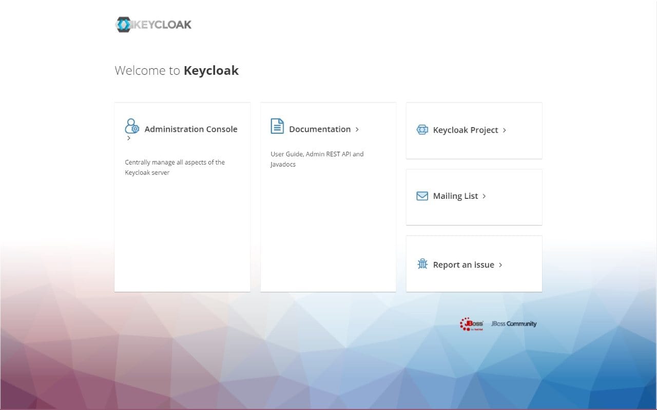 Keycloak software screenshot