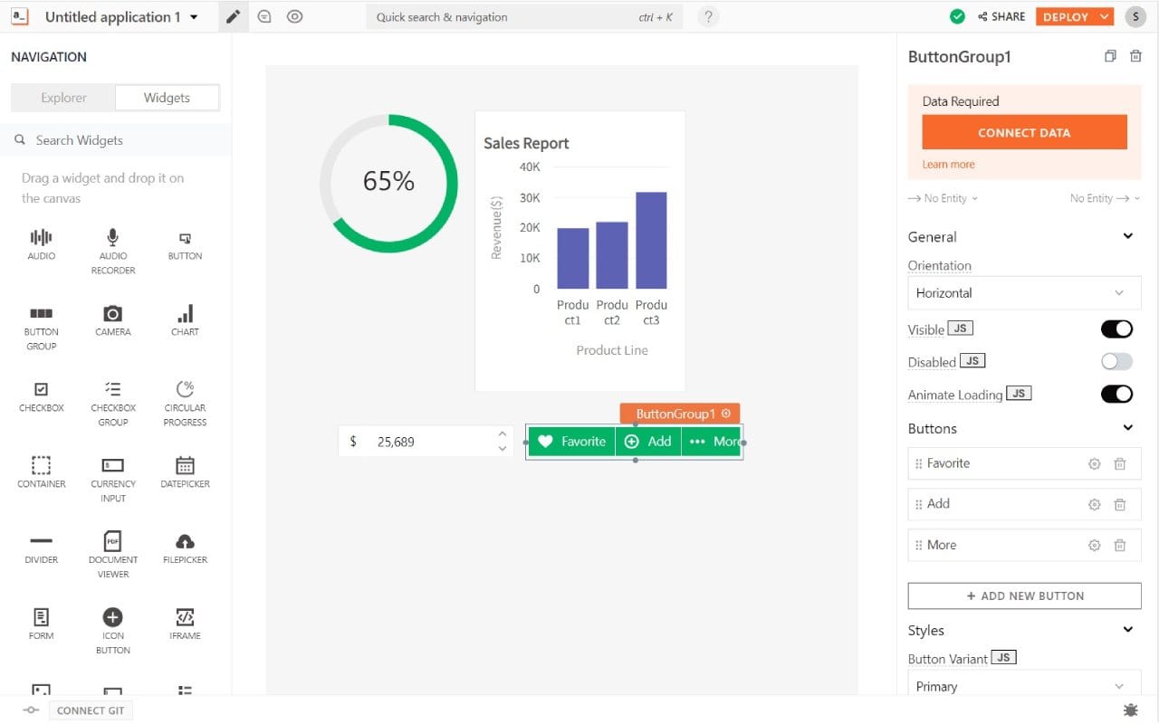 Appsmith dashboard