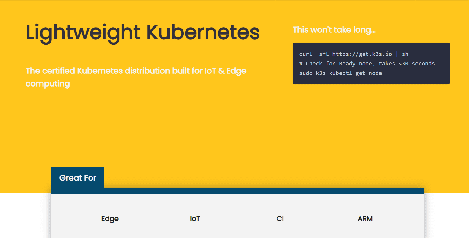 K3S dashboard