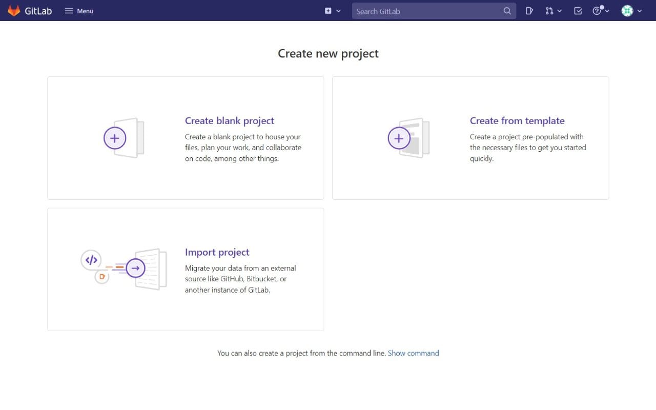 Gitlab software screenshot