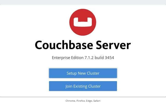 Couchbase dashboard