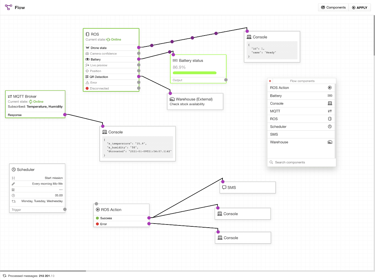 TotaljsFlow software screenshot