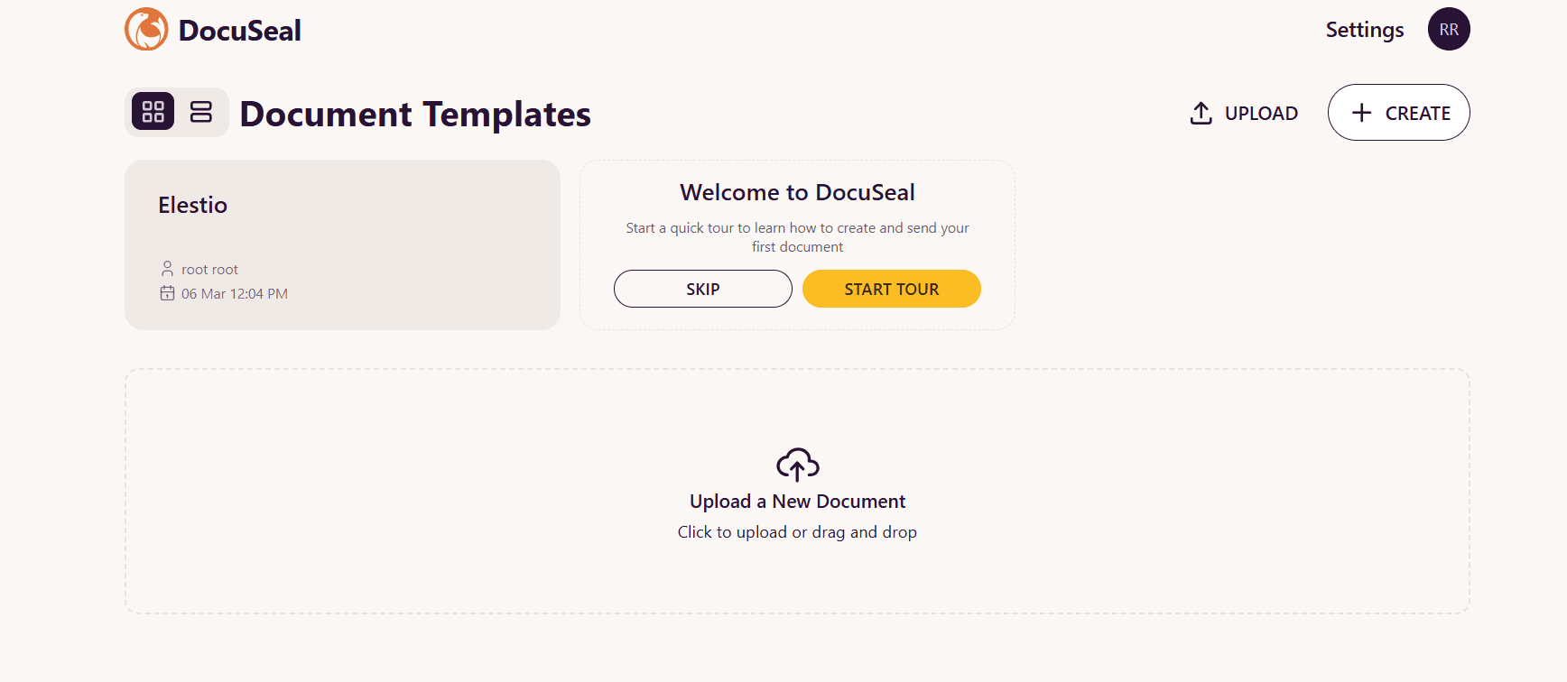 DocuSeal software screenshot