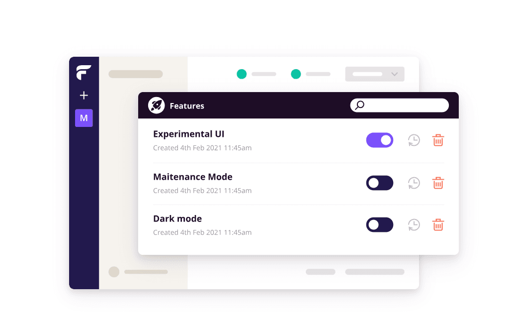 Flagsmith dashboard