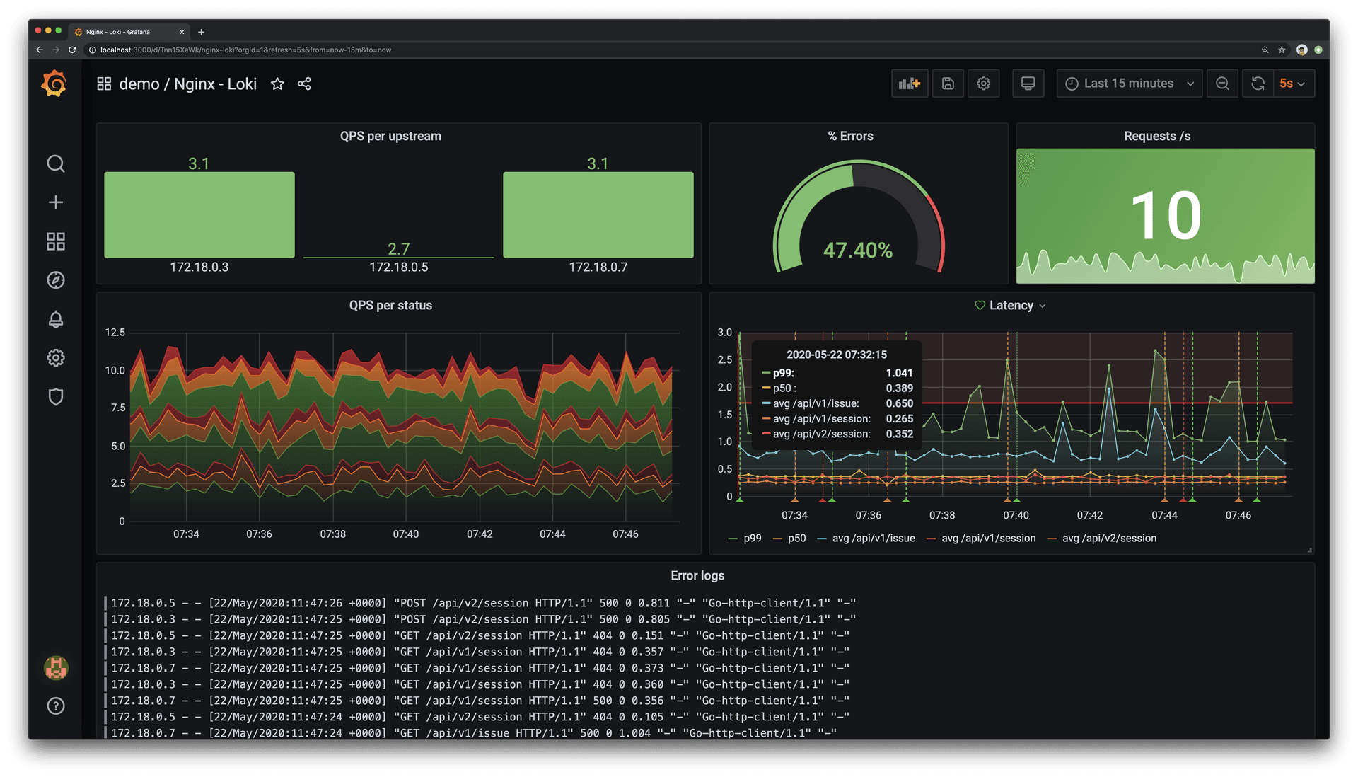 Loki software screenshot