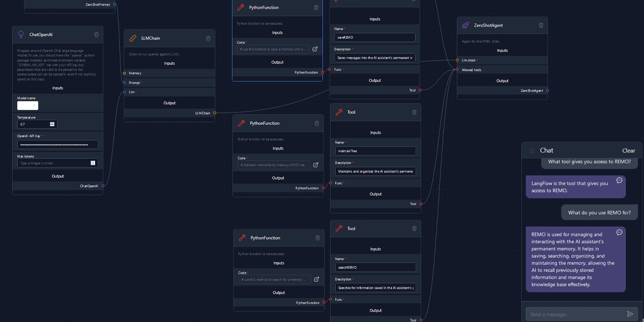 Langflow software screenshot