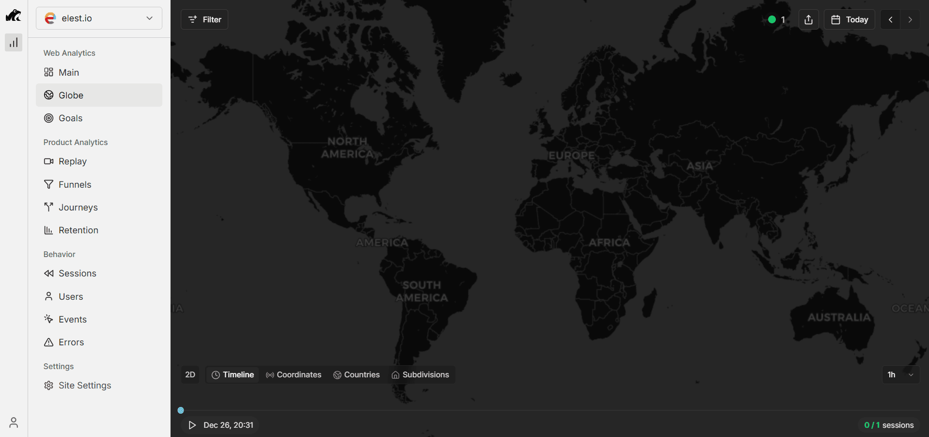 Rybbit software screenshot