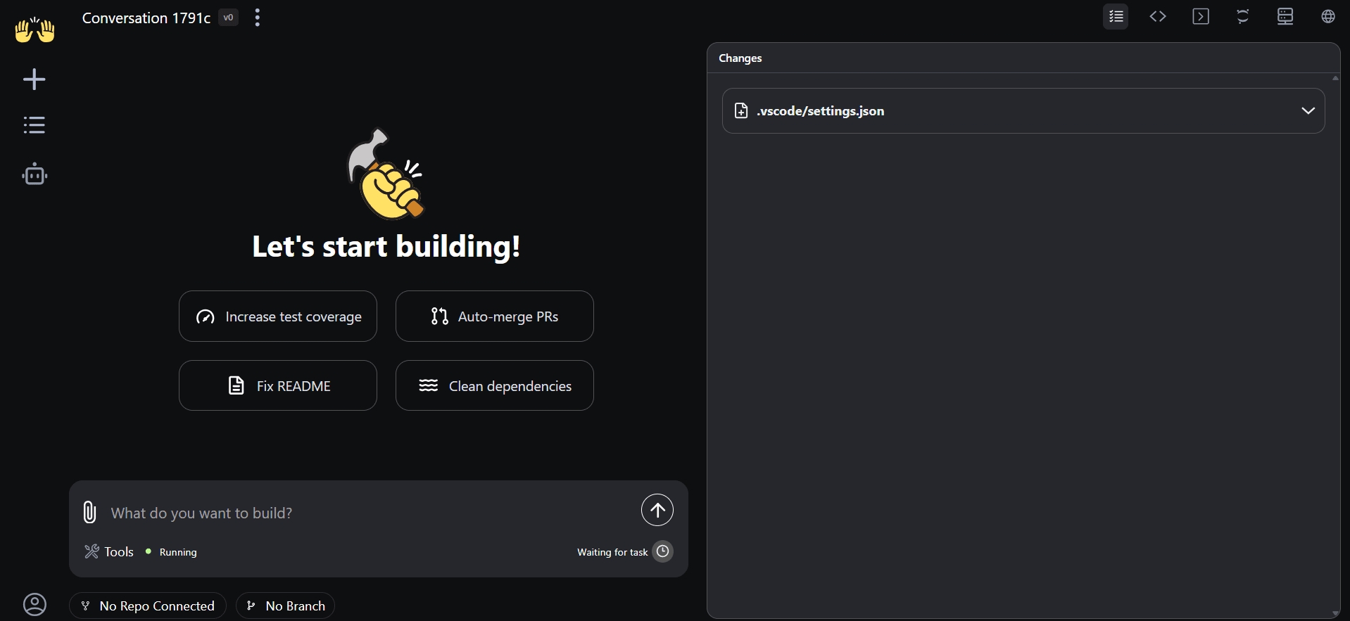OpenHands software screenshot
