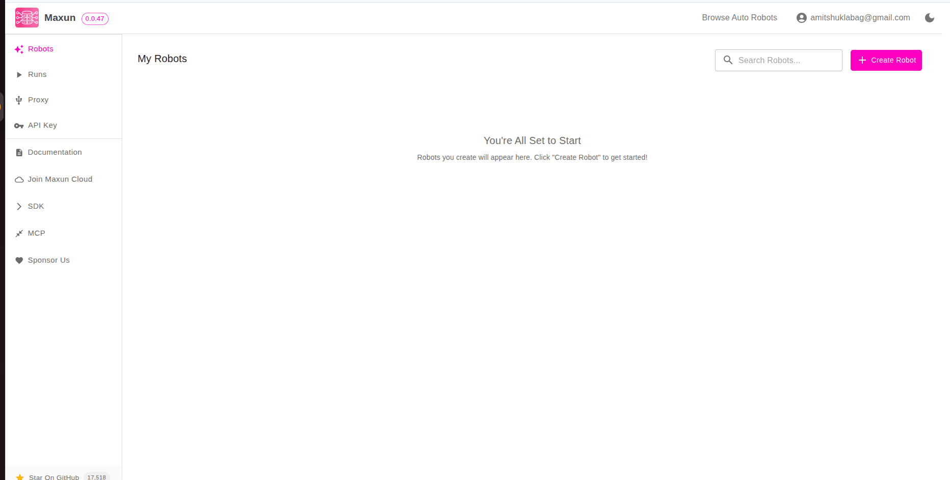 Maxun software screenshot
