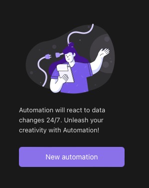 APITable Automations screen