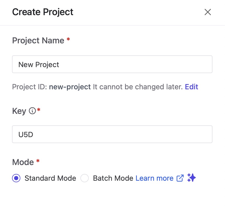 Bytebase projects screen