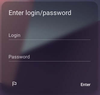 Pydio Cells login screen