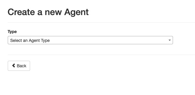 Huginn Creating Agent screen