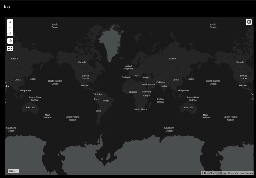 Immich Map screen