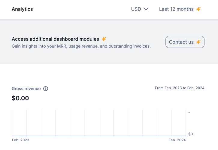 Lago Analytics screen