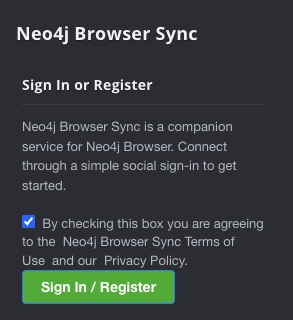 Neo4j sync screen