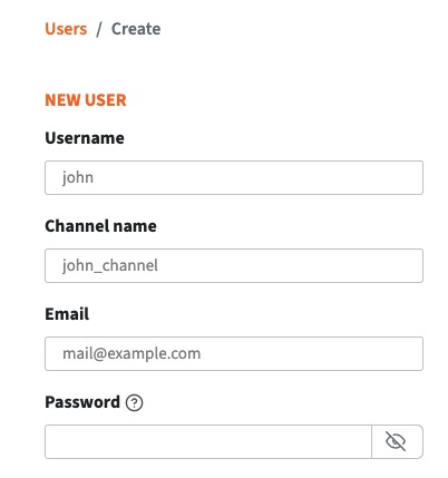 PeerTube user screen