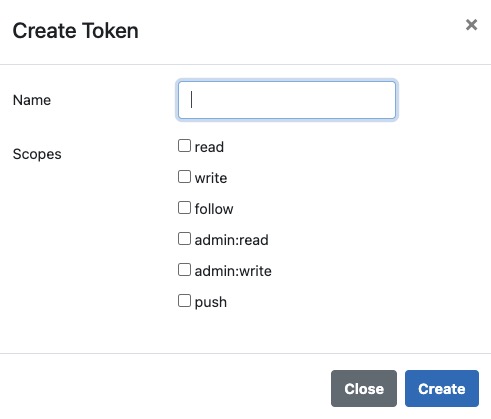 Pixelfed creating token screen